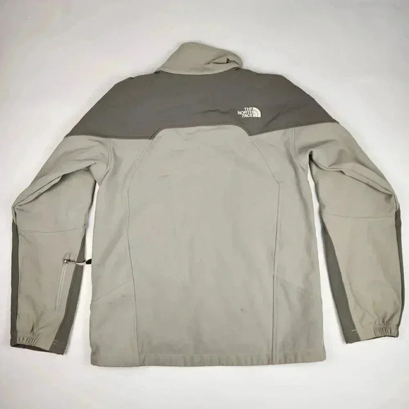 The North Face Apex Soft Shell Jacket Light Gray Mens Size Medium - Picture 4 of 6